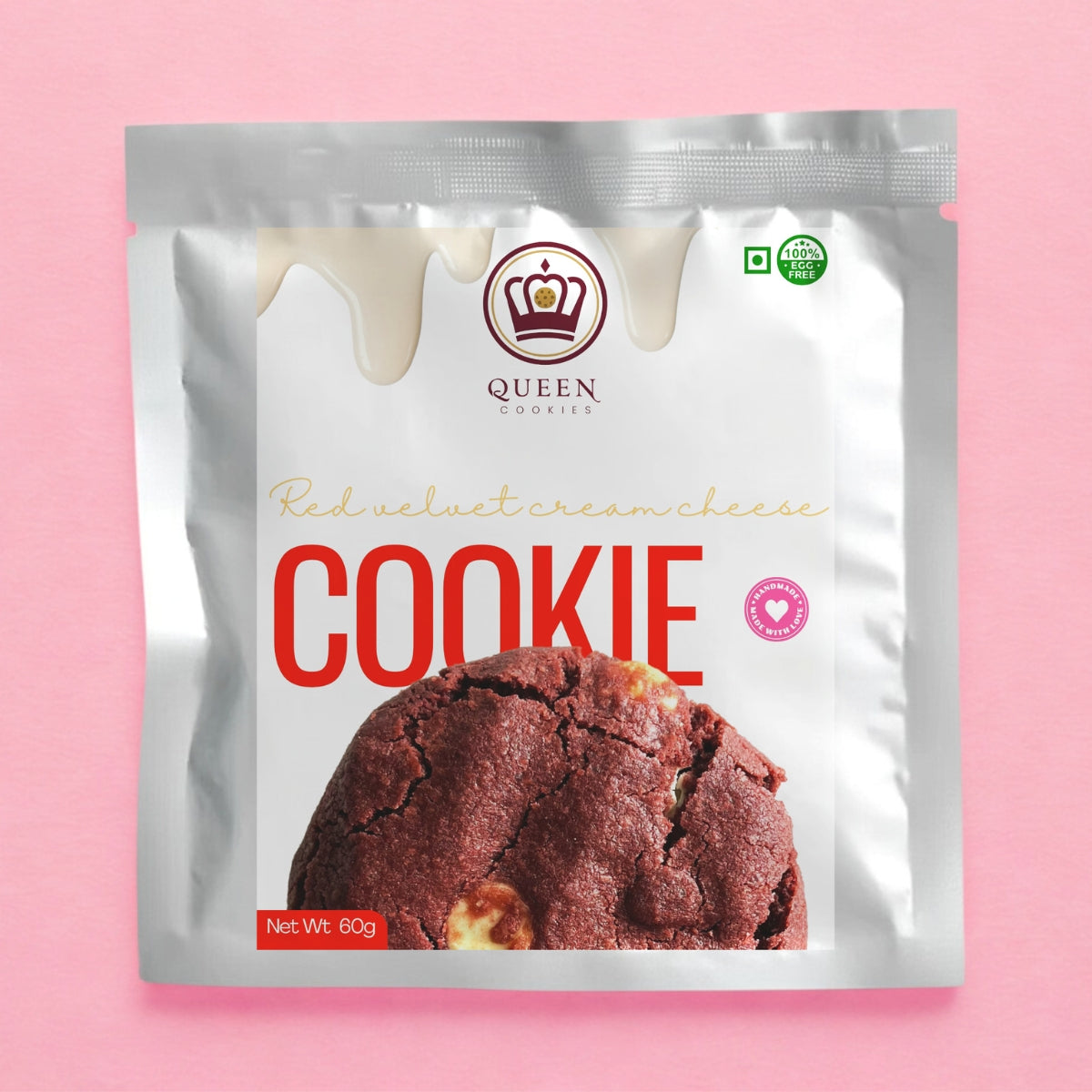 Red Velvet cream cheese Cookie - Queen Cookies
